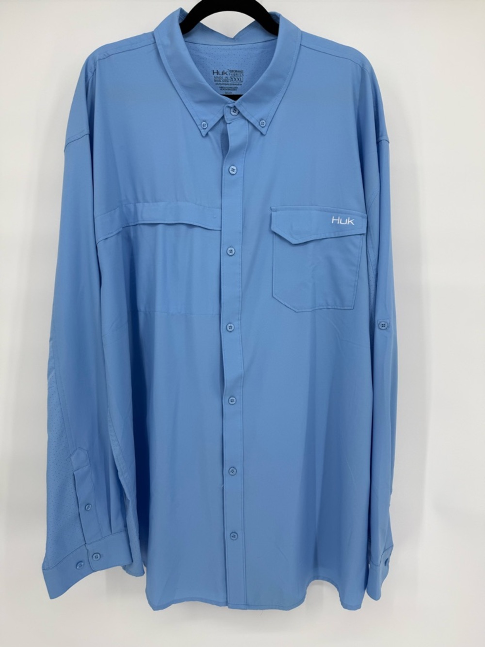 Huk Fishing Button Down Shirt XXXL Performance‎ Lightweight Outdoors PFG Boating